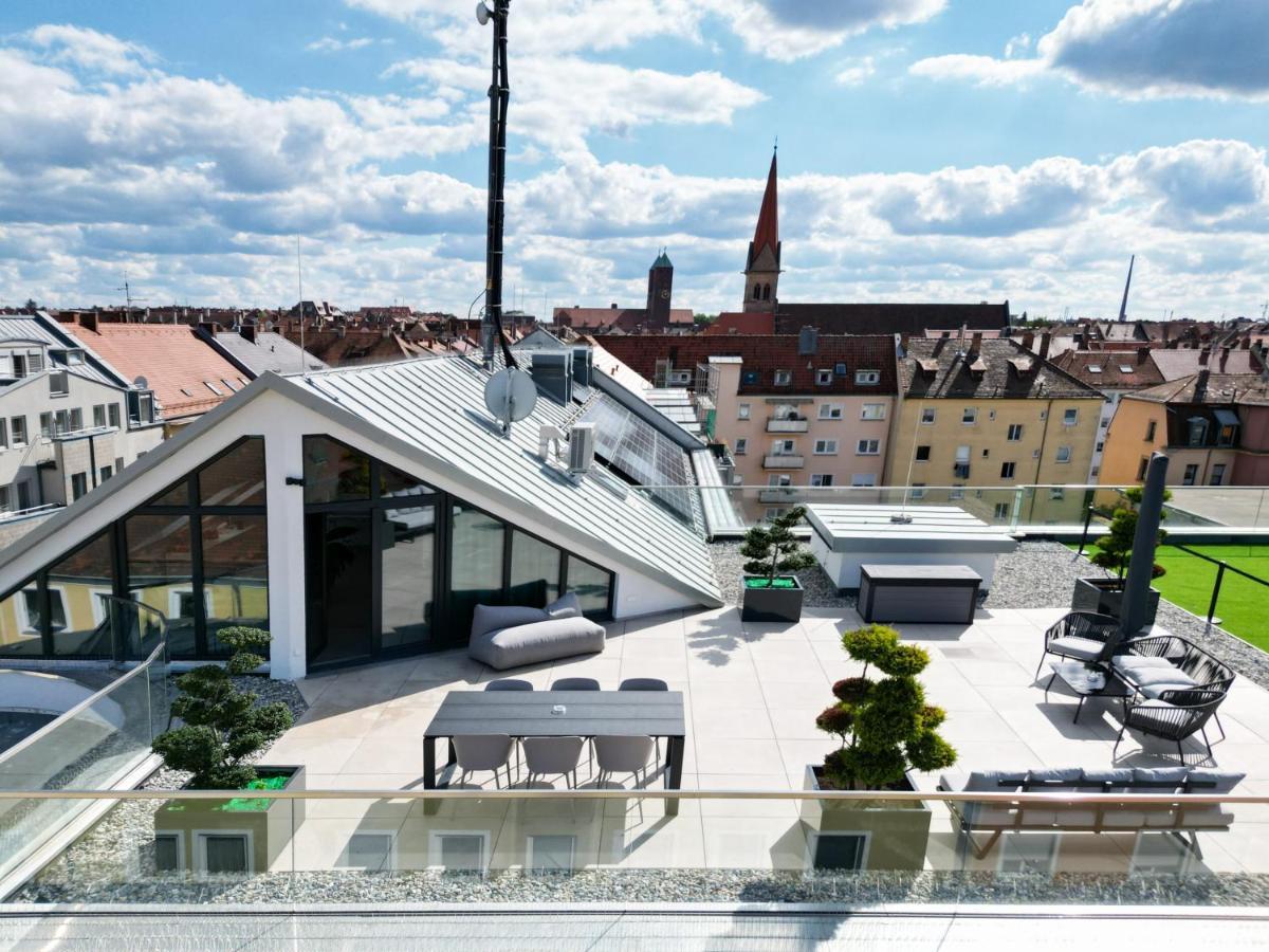 The Penthouse At Eco Smart Apartments Nuremberg Exterior photo